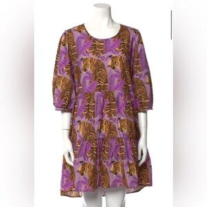 Farm Rio Mini Dress BNWT size Medium Tiger print